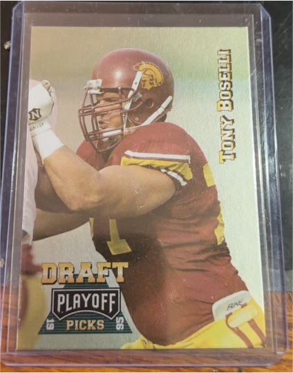 1995 Playoff Draft Picks #186 Tony Boselli — front
