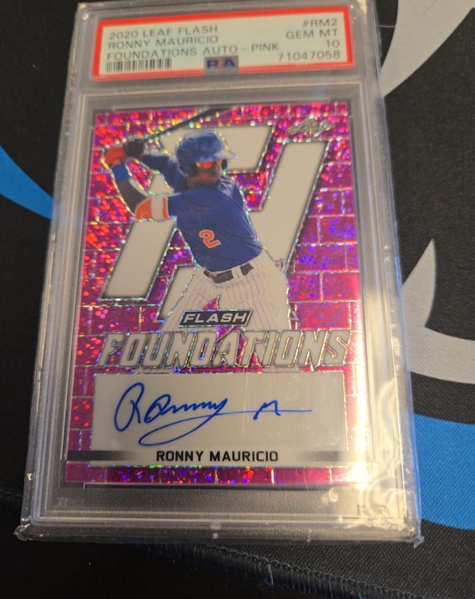 2020 Leaf Flash #RM2 Ronny Mauricio — front