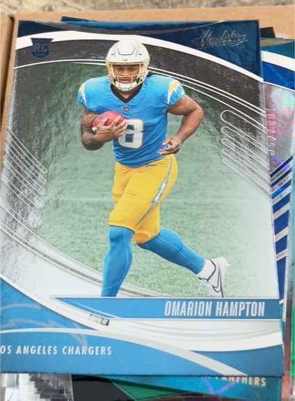 2025 Panini Absolute #166 Omarion Hampton — front