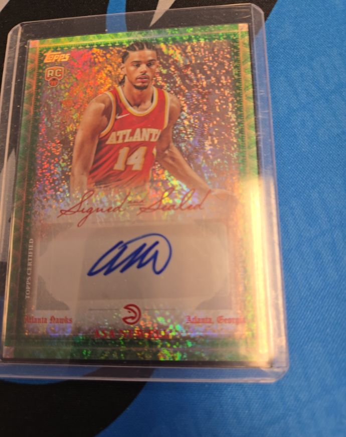 2025-26 Topps Signed and Sealed #BSI-AN Asa Newell — front