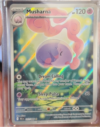 2023 Pokémon TCG SV: Black Bolt #117/086 Musharna — front
