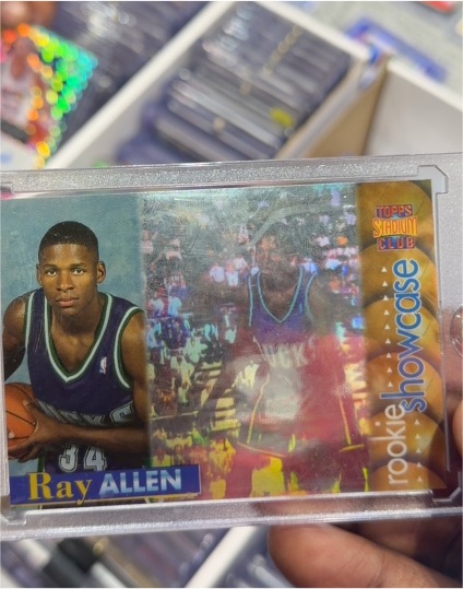 1996-97 Topps Stadium Club Rookie Showcase #RS4 Ray Allen — front