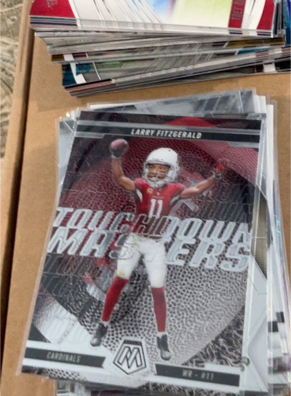 2025 Panini Mosaic #20 Larry Fitzgerald Touchdown Masters — front