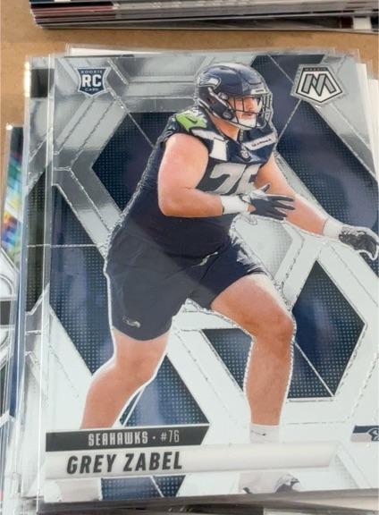 2025 Panini Mosaic #328 Grey Zabel — front