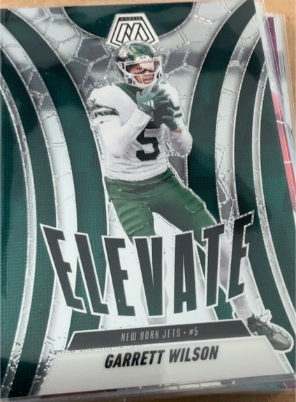 2025 Panini Mosaic #19 Garrett Wilson Elevate New York Jets — front