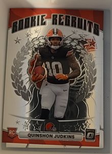 2025 Panini Donruss Optic #13 Quinshon Judkins Rookie Recruits — front