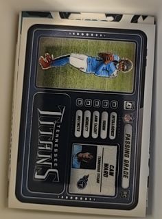 2025 Panini Donruss Optic #1 Cam Ward Passing Grade Tennessee Titans Rookie — front