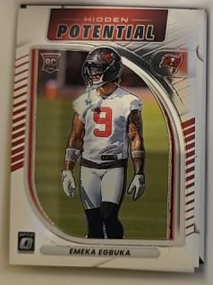 2025 Panini Donruss Optic #15 Emeka Egbuka Hidden Potential — front