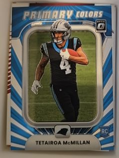 2025 Panini Donruss Optic #7 Tetairoa McMillan Rookie Primary Colors — front