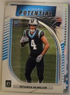 2025 Panini Donruss Optic #4 Tetairoa McMillan Hidden Potential Rookie — front