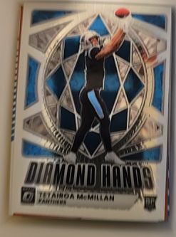 2025 Panini Donruss Optic #2 Tetairoa McMillan Diamond Hands Rookie — front