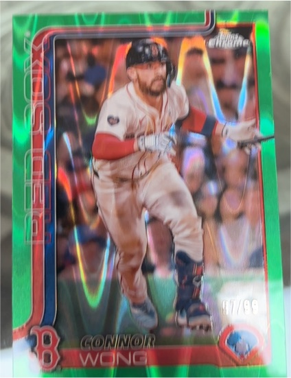 2025 Topps Chrome #10 Connor Wong — front