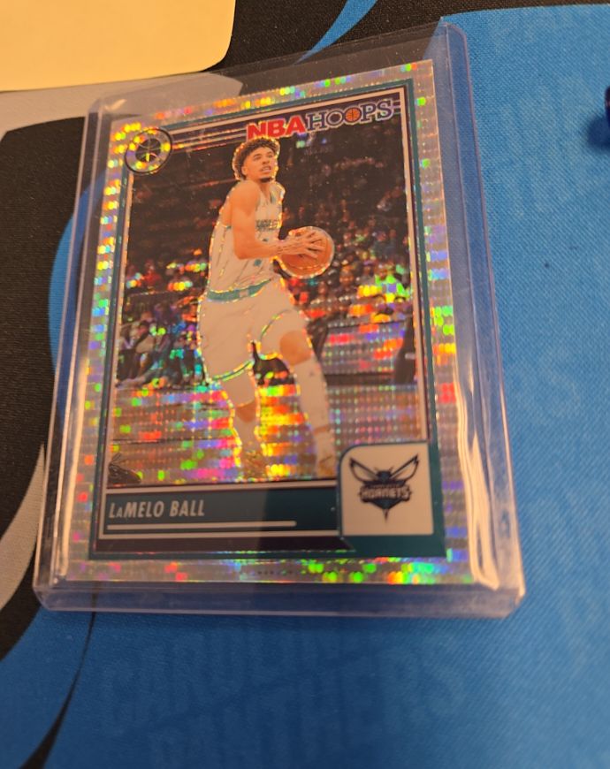 2023-24 Panini NBA Hoops Premium Stock #240 LaMelo Ball — front