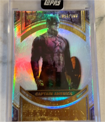 2025 Topps Marvel The Collector Perfection #Perfection Captain America — front