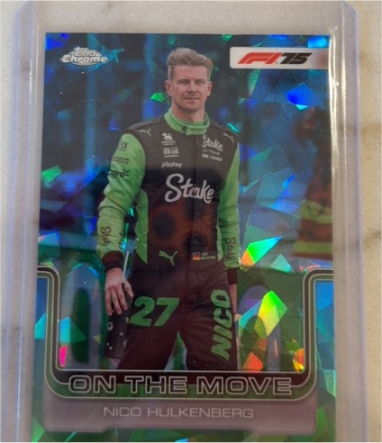 2025 Topps Chrome Formula 1 #188 Nico Hulkenberg On The Move — front