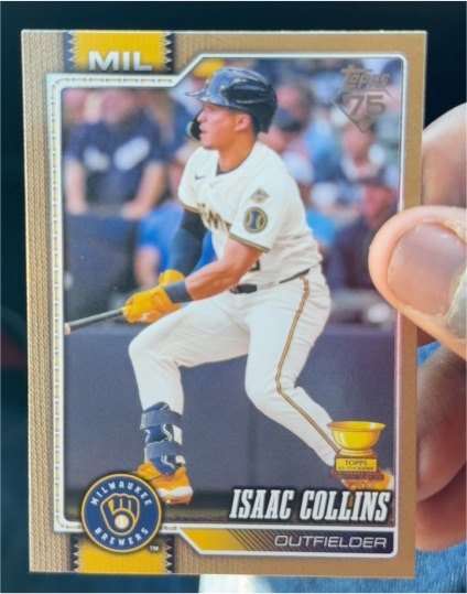2026 Topps Series 1 #202 Isaac Collins — front
