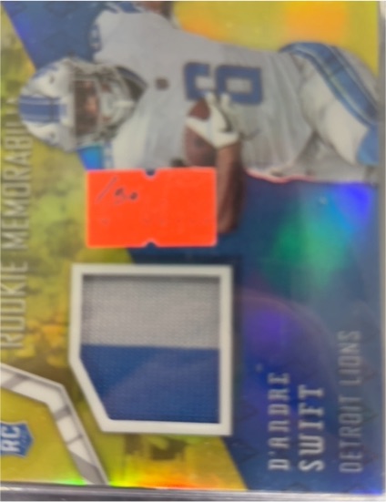 2020 Panini Phoenix Rookie Memorabilia #9 D'Andre Swift — front