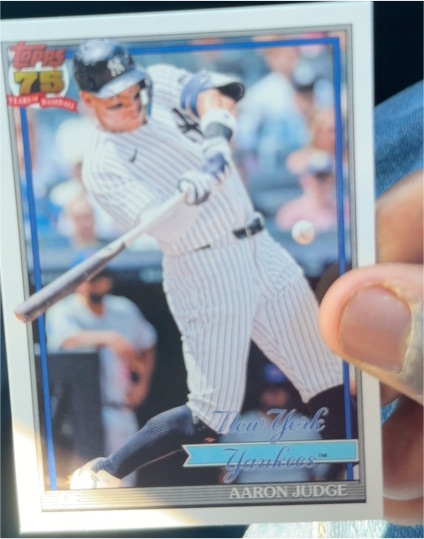 2026 Topps Series 1 1991 Throwback #T91-34 Aaron Judge — front