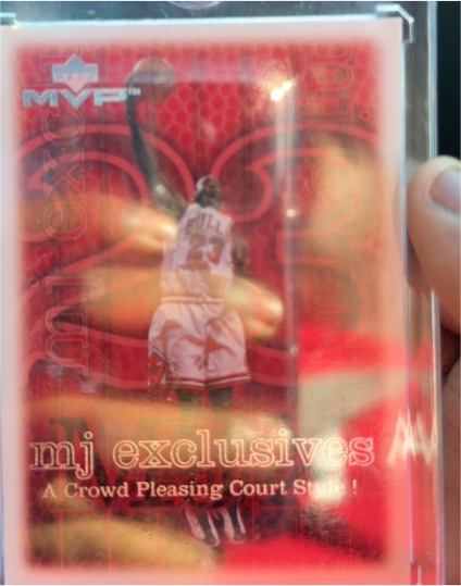 1999 Upper Deck MVP #183 Michael Jordan MJ Exclusives — front