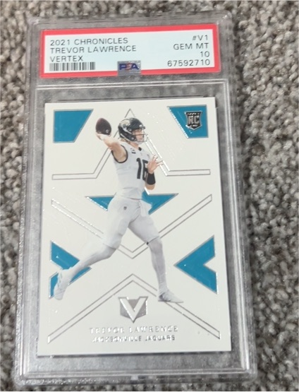 2021 Panini Chronicles #V-1 Trevor Lawrence — front