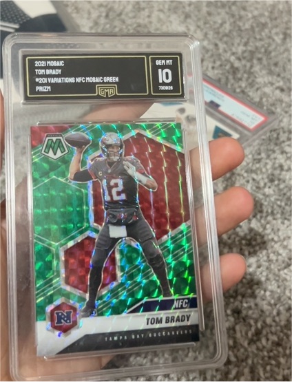 2021 Panini Mosaic #201 Tom Brady — front