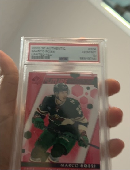 2022-23 SP Authentic Future Watch Limited Red #104 Marco Rossi — front