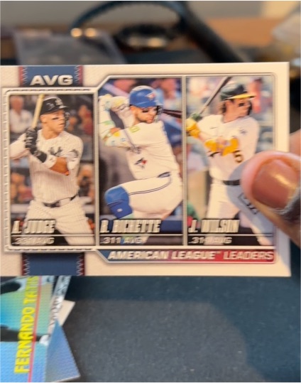 2026 Topps Series 1 #204 Aaron Judge American League Leaders AVG — front