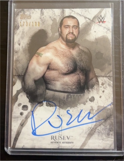2018 Topps WWE Undisputed #173 Rusev — front