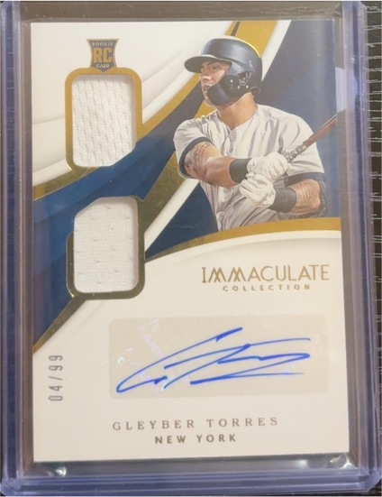 2018 Panini Immaculate Collection #152 Gleyber Torres — front
