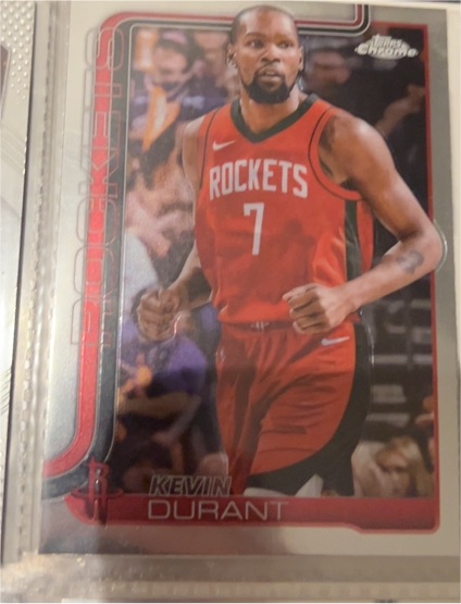 2025-26 Topps Chrome #155 Kevin Durant — front