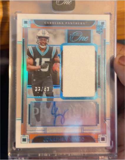 2023 Panini One #125 Jonathan Mingo — front