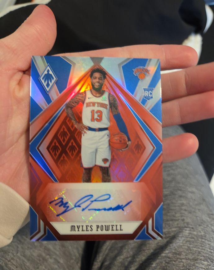 2020-21 Panini Chronicles Phoenix Rookie Auto #PH-MPW Myles Powell — front