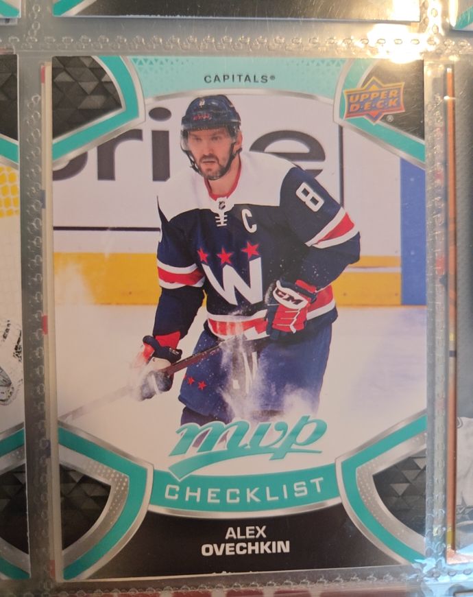 2021-22 Upper Deck MVP #100 Alex Ovechkin — front