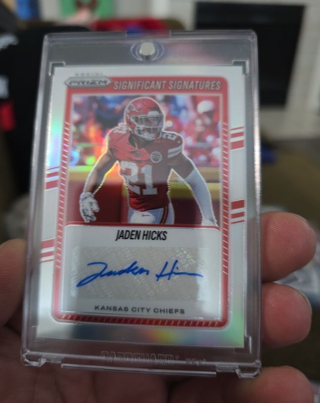 2025 Panini Prizm #SSI-JHS Jaden Hicks Significant Signatures — front
