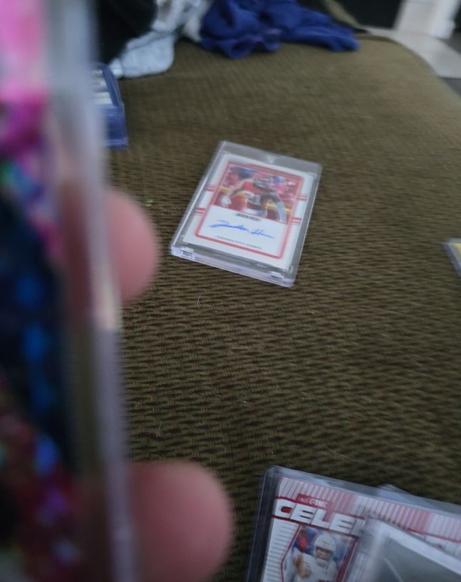 2024 Panini Select Signature Chase Brown Tie Die Auto /25 — front