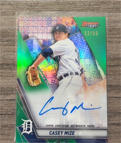2019 Bowman's Best #B19-CM Casey Mize — front