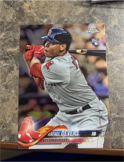 2018 Topps Chrome #25 Rafael Devers — front