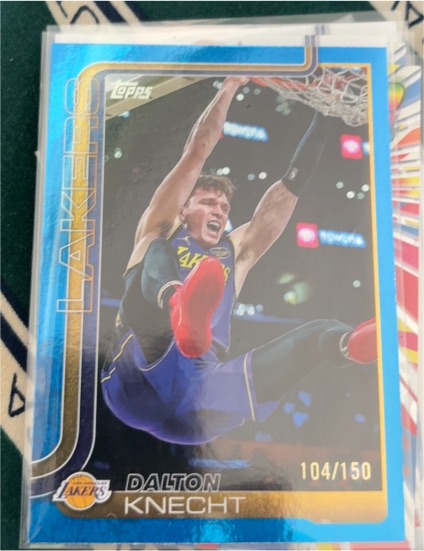 2025-26 Topps #153 Dalton Knecht — front