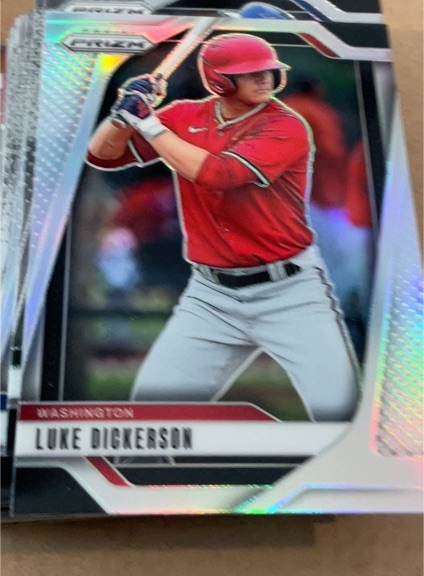 2025 Panini Prizm #44 Luke Dickerson — front