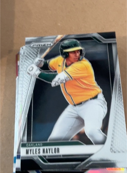 2025 Panini Prizm Baseball #214 Myles Naylor — front