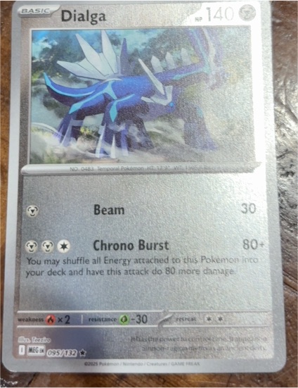 2025 Pokemon TCG Mega Evolution #095 Dialga — front