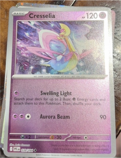 2025 Pokémon ME02: Phantasmal Flames #039 Cresselia — front