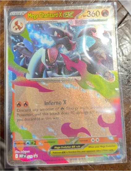Mega Charizard X EX 013/094 Phantasmal Flames — front