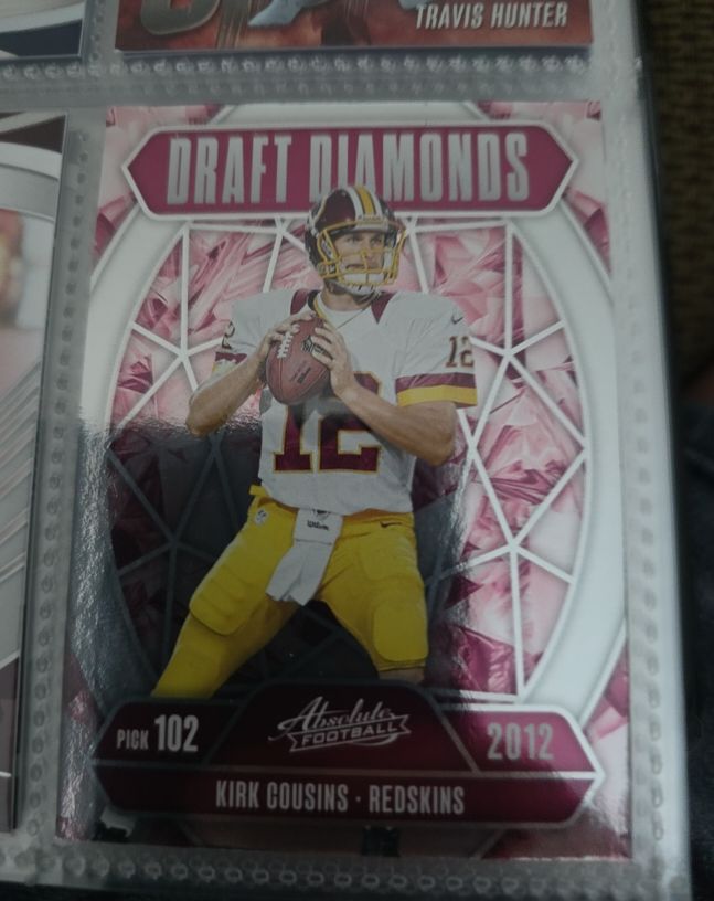2012 Panini Absolute Football #102 Kirk Cousins Draft Diamonds — front