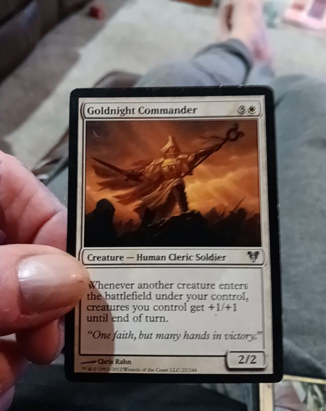 2012 Magic: The Gathering #22 Goldnight Commander — front