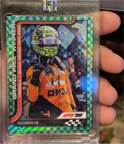 2025 Topps Chrome Formula 1 #107 Lando Norris — front