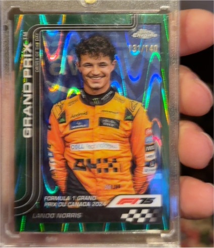 2025 Topps Chrome Formula 1 #130 Lando Norris — front