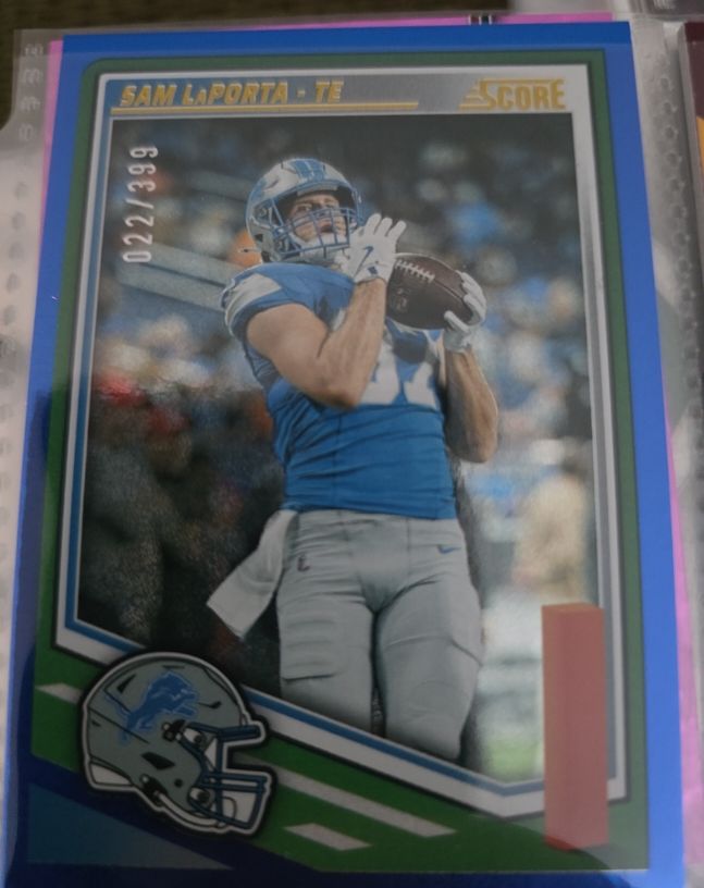 2025 Panini Score #51 Sam LaPorta — front