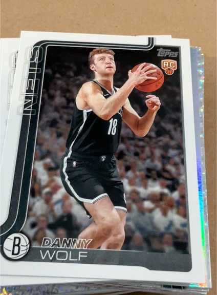 2025-26 Topps Basketball #201 Danny Wolf — front