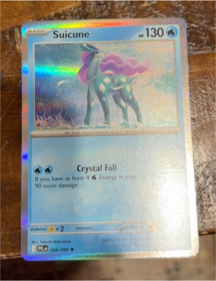 2023 Pokémon Phantasmal Flames #026 Suicune — front